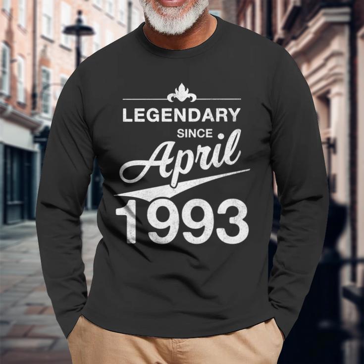 30 Geburtstag 30 Jahre Alt Legendär Seit April 1993 V3 Langarmshirts Geschenke für alte Männer