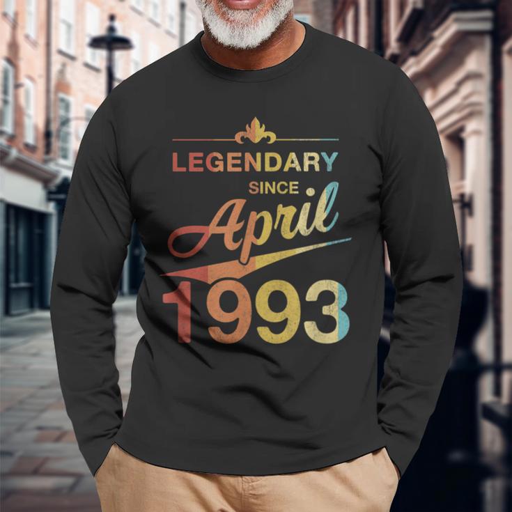 30 Geburtstag 30 Jahre Alt Legendär Seit April 1993 V5 Langarmshirts Geschenke für alte Männer