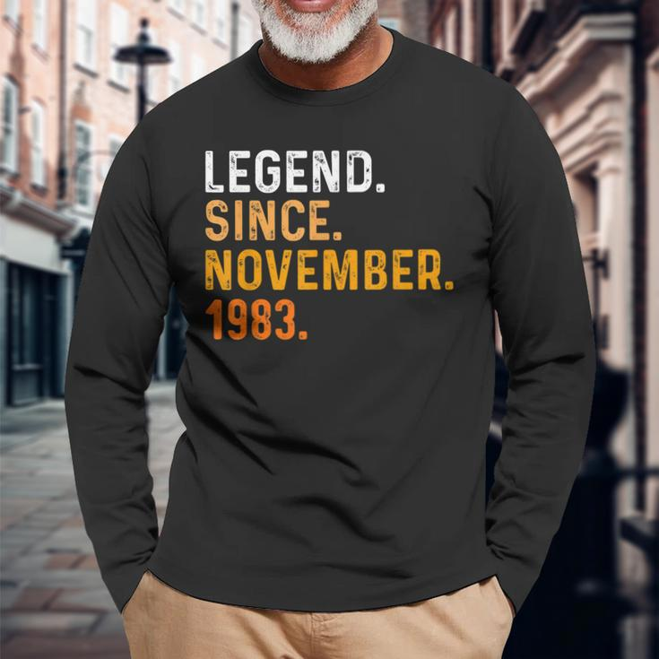 39. Geburtstag Langarmshirts, Legende seit November 1983 Geschenke für alte Männer