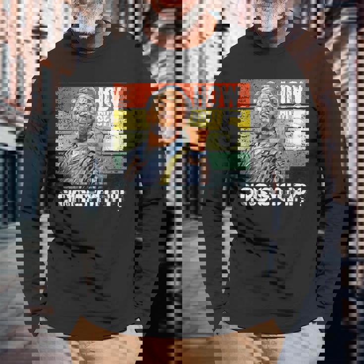 How About 5 Cross Yo Lips Son In Sanford City And Meme Long Sleeve T-Shirt T-Shirt Gifts for Old Men