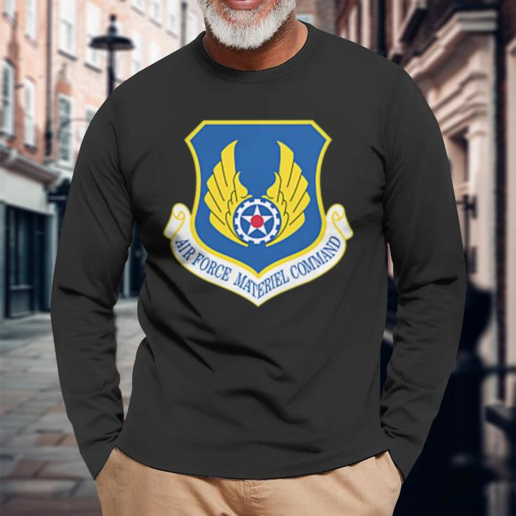 Air Force Materiel Command Veteran Us Air Force Veterans Day V2 Long Sleeve T-Shirt Gifts for Old Men