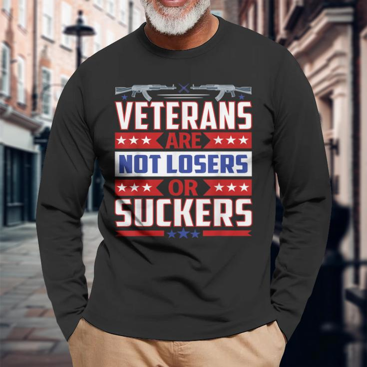 Amazing For Veterans Day Veterans Are Not Losers Long Sleeve T-Shirt Gifts for Old Men