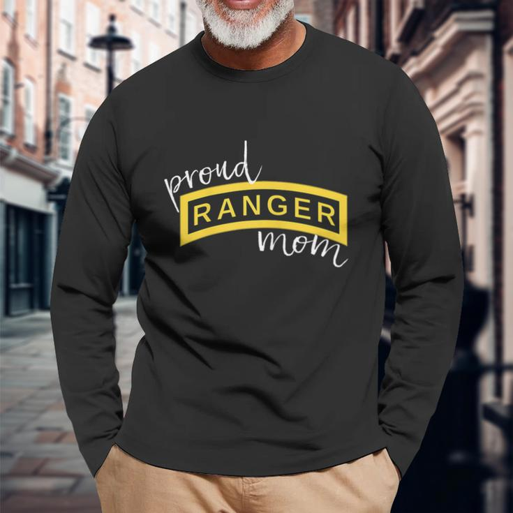 Army Ranger Mom Proud Ranger Mom Tab Long Sleeve T-Shirt Gifts for Old Men