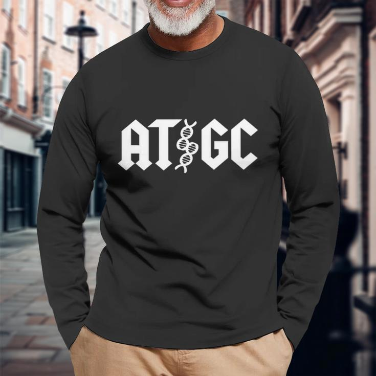 Atgc Chemistry Science Long Sleeve T-Shirt Gifts for Old Men