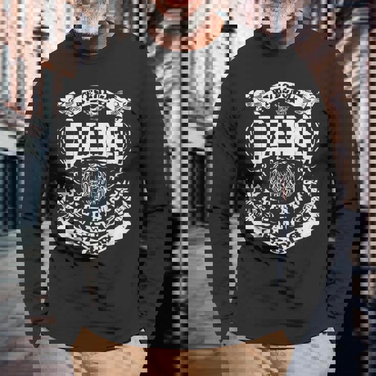 Awesome Dads Have Tattoos And Beards Fathersday Long Sleeve T-Shirt T-Shirt Gifts for Old Men