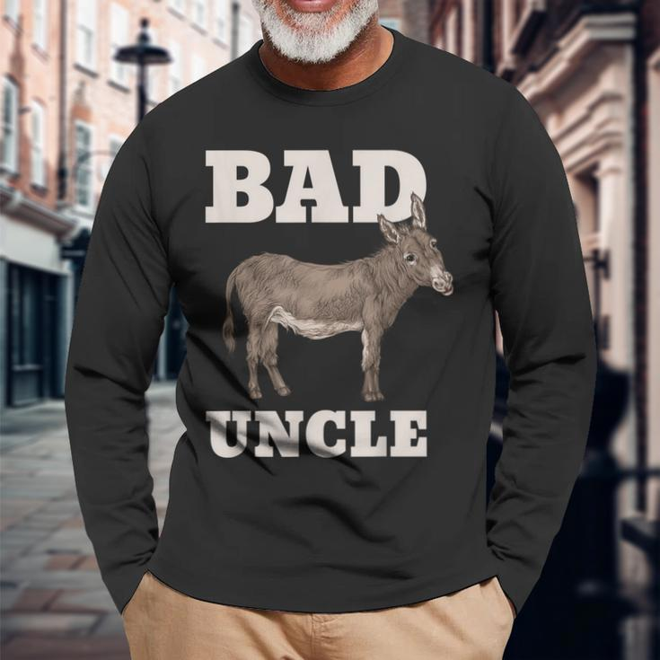 Badass Uncle Pun Cool Long Sleeve T-Shirt T-Shirt Gifts for Old Men
