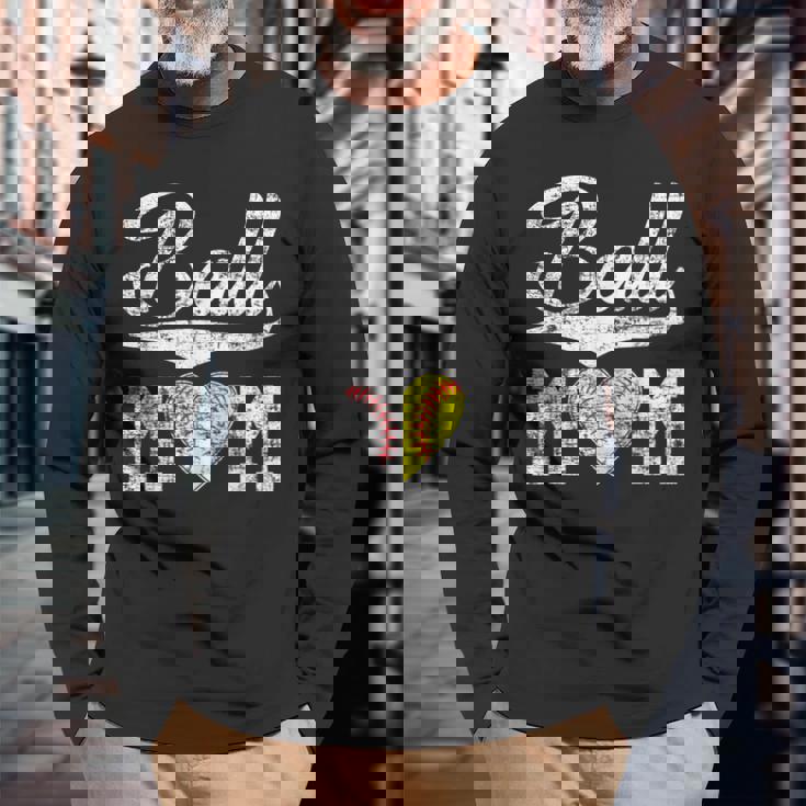 Ball Mom Baseball Softball Heart Sport Lover Men Women Long Sleeve T-Shirt T-shirt Graphic Print Gifts for Old Men Ball Mom Baseball Softball Heart Sport Lover Men Women Long Sleeve T-Shirt T-shirt Graphic Print Gifts for Old Men