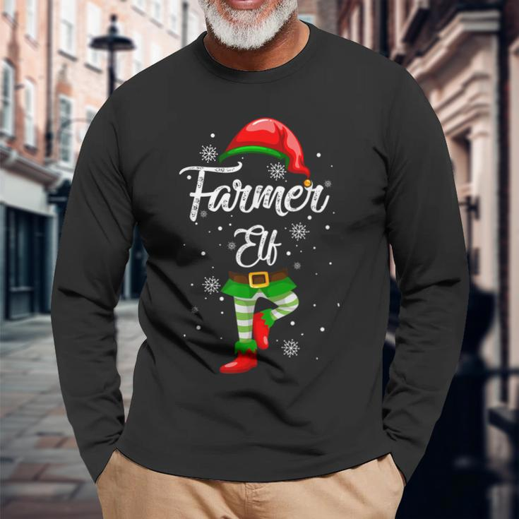 Bauern-Elfen-Kostüm Lustiges Weihnachtsgeschenk Team-Gruppe Langarmshirts Geschenke für alte Männer