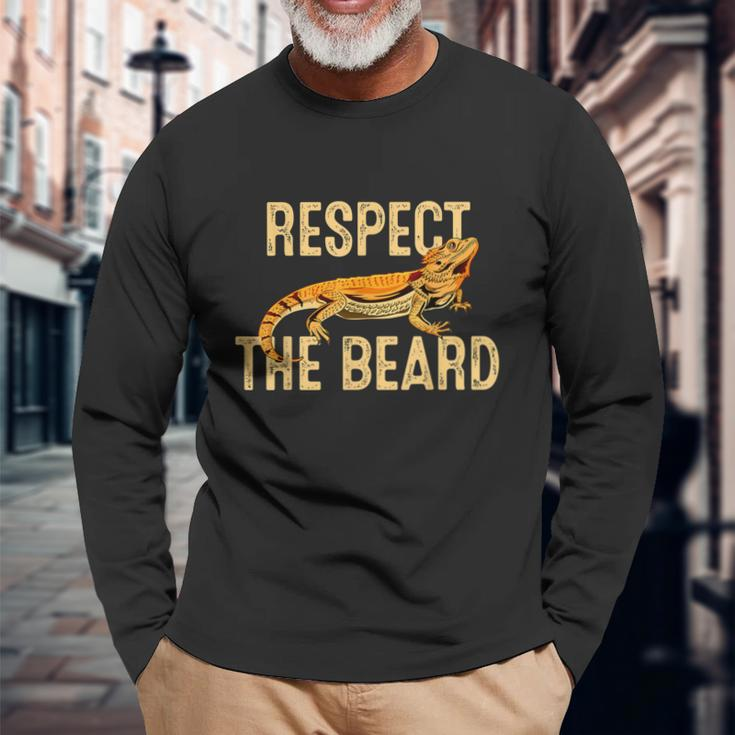 Bearded Dragon V2 Long Sleeve T-Shirt Gifts for Old Men