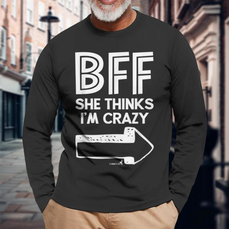 Best Friend Bff Part 1 Of 2 Humorous Long Sleeve T-Shirt T-Shirt Gifts for Old Men
