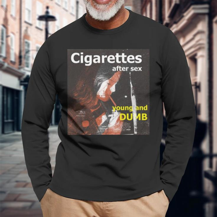 The Birthday Boy Cigarettes After Sex Vintage Long Sleeve T-Shirt Gifts for Old Men