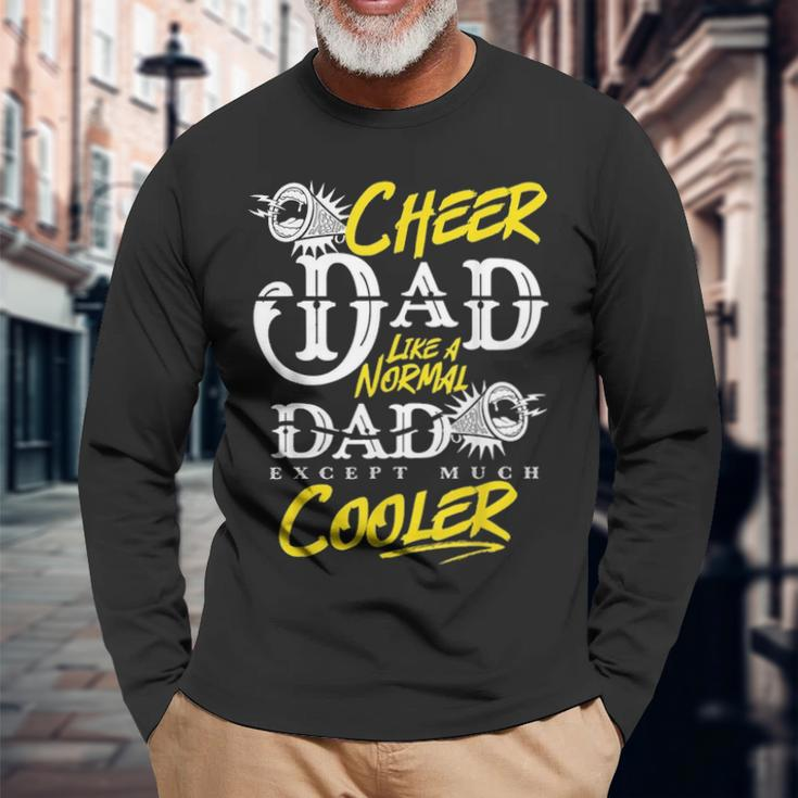 Cheer Dad Daddy Father Day Sport Cheerleader V2 Long Sleeve T-Shirt Gifts for Old Men