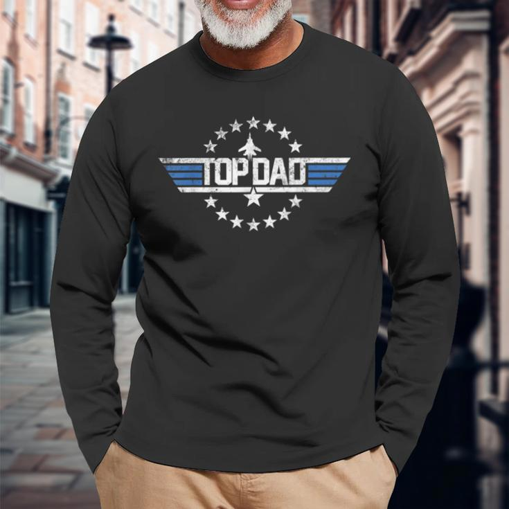 Christmas Birthday For Top Dad Birthday Gun Father’S Da Long Sleeve T-Shirt T-Shirt Gifts for Old Men