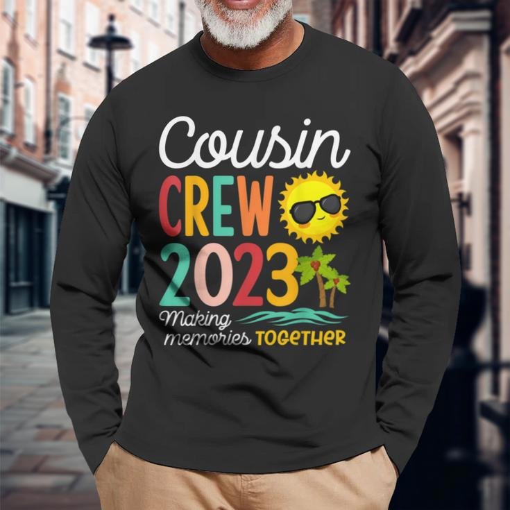 Cousin Crew 2023 Summer Vacation Beach Trip Matching Long Sleeve T-Shirt T-Shirt Gifts for Old Men