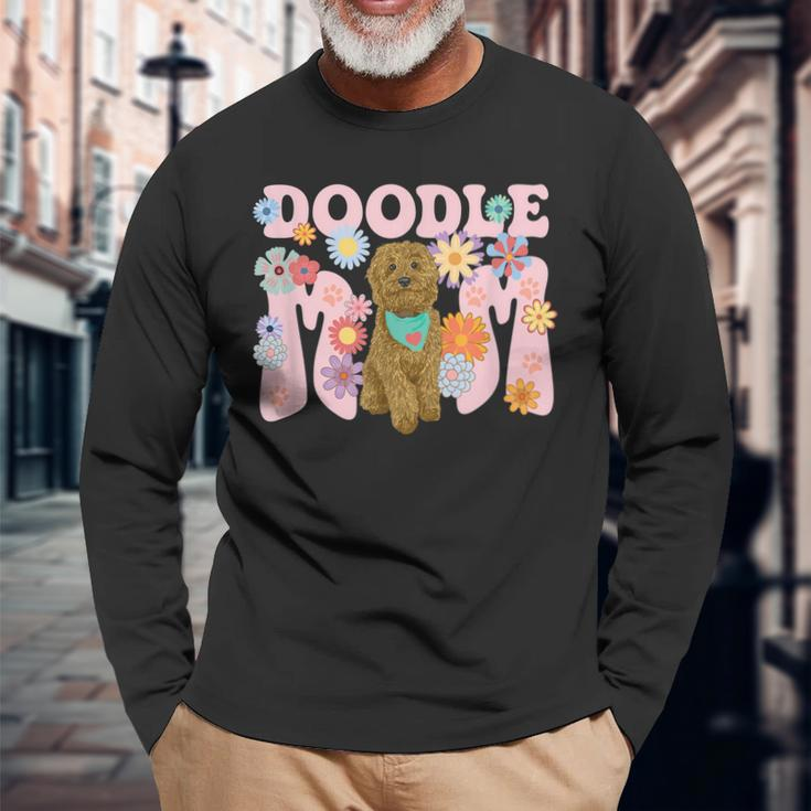 Cute Goldendoodle Doodle Dog Mom Long Sleeve T-Shirt T-Shirt Gifts for Old Men