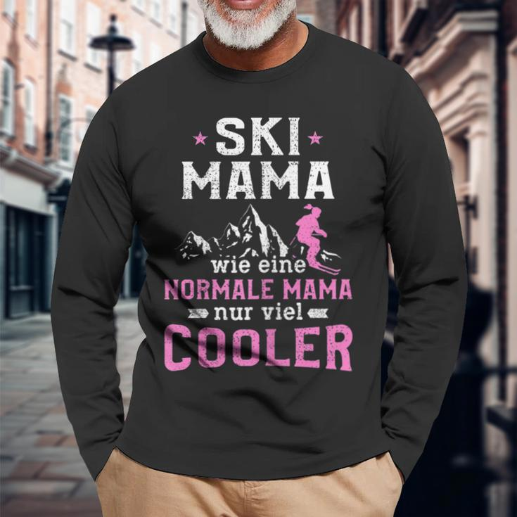 Damen Apres Ski Party Mama Skifahrerin Wintersport Frauen Langarmshirts Geschenke für alte Männer