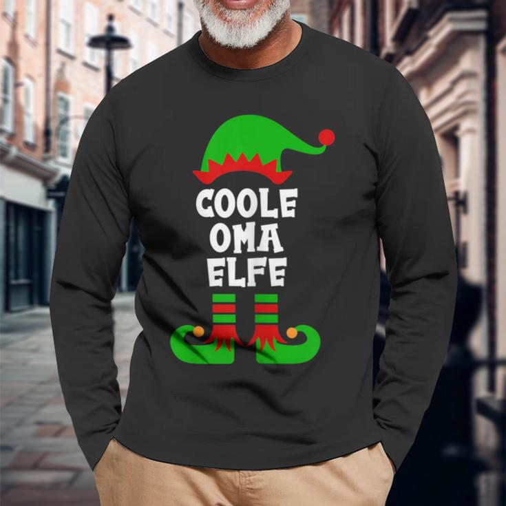 Damen Coole Oma Elfe Partnerlook Familien Outfit Weihnachten Langarmshirts Geschenke für alte Männer