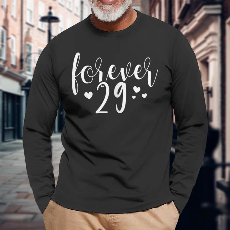 Damen Forever 29 Süßes Geschenk Zum 30 Geburtstag Für Frauen Langarmshirts Geschenke für alte Männer