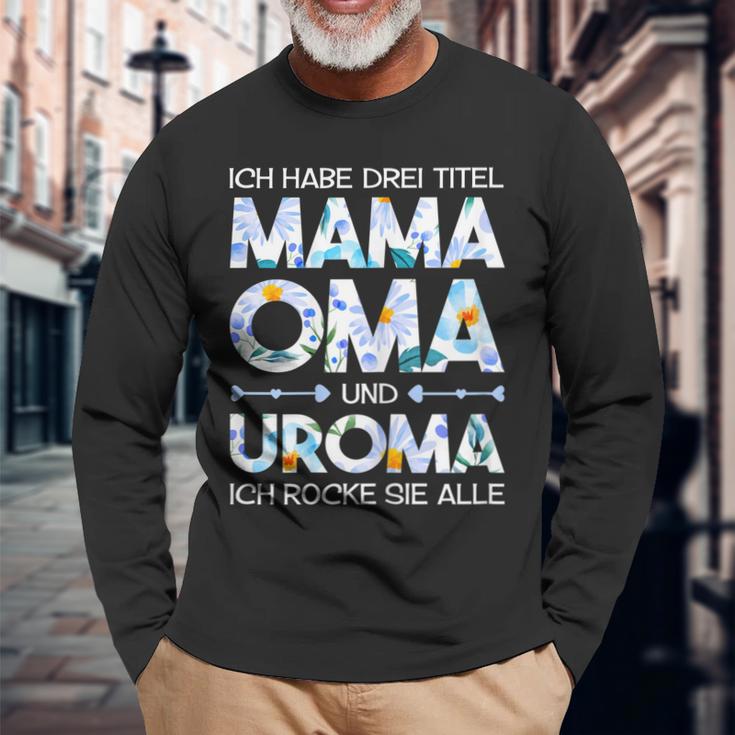 Damen Mama Oma Uroma Rocke Muttertagsgeschenk Mutter Spruch Langarmshirts Geschenke für alte Männer