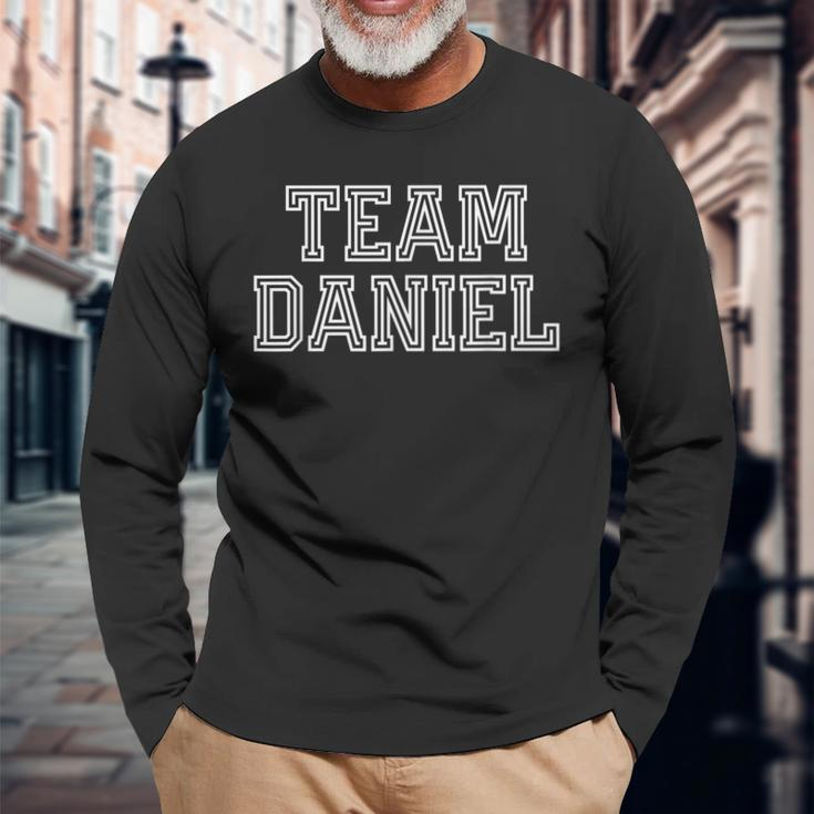 Daniel Name For Friends And Who Love Daniel Long Sleeve T-Shirt Gifts for Old Men