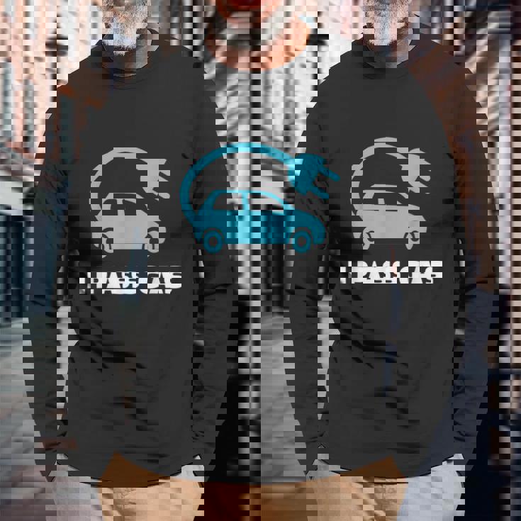 Electric Car Ev Long Sleeve T-Shirt Gifts for Old Men