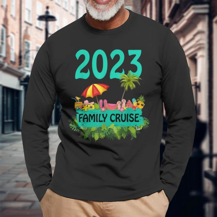 Family Cruise 2023 V2 Long Sleeve T-Shirt Gifts for Old Men