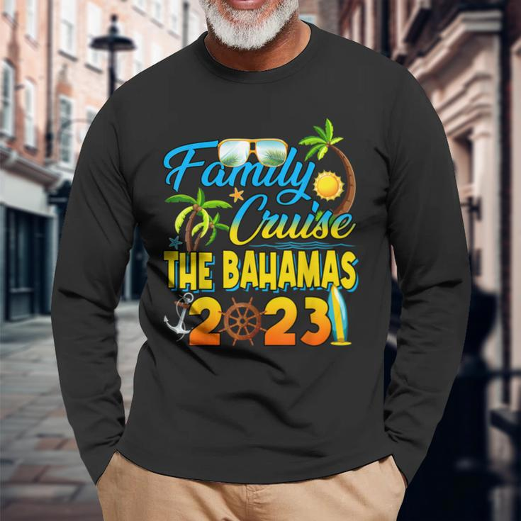 Family Cruise The Bahamas 2023 Summer Matching Vacation Long Sleeve T-Shirt T-Shirt Gifts for Old Men