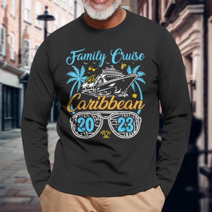 Family Cruise Caribbean 2023 Summer Matching Vacation 2023 Long Sleeve T-Shirt T-Shirt Gifts for Old Men