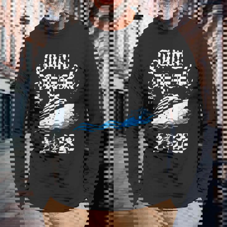 Family Cruise Squad 2023 Matching Group Squad Quote Long Sleeve T-Shirt T-Shirt Gifts for Old Men