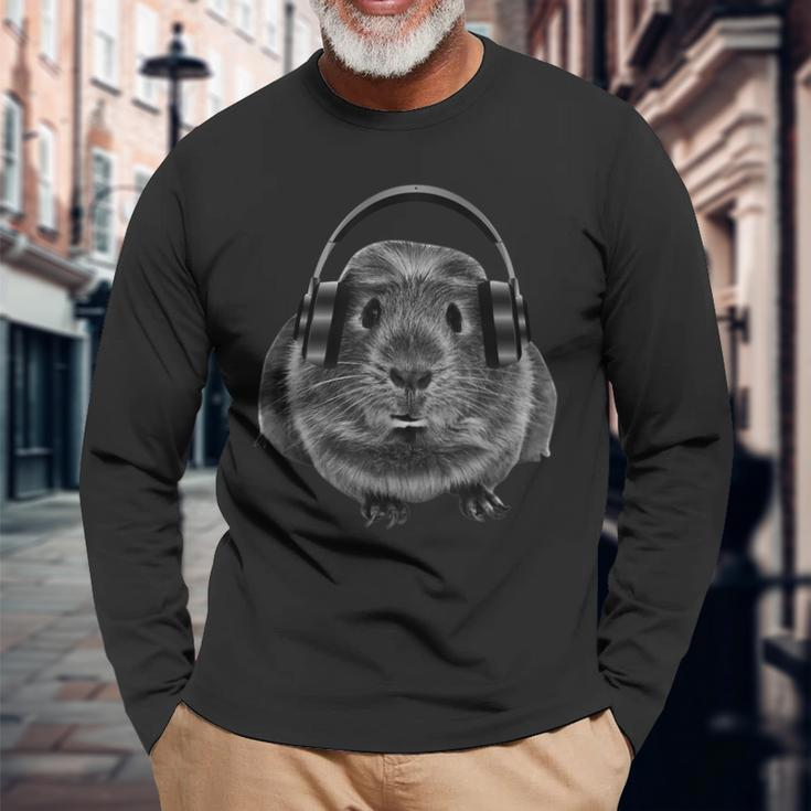 Fat Guinea Pig House Pet Animal For Animal Lovers Long Sleeve T-Shirt Gifts for Old Men