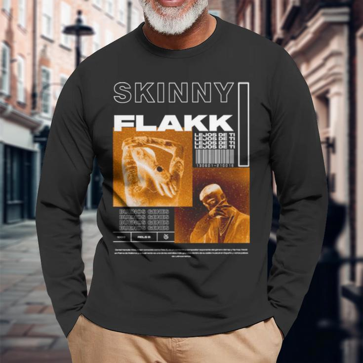Flakk Rels B Baila Más Long Sleeve T-Shirt Gifts for Old Men