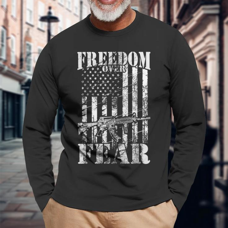 Freedom Usa America ConstitutionUnited States Of America Long Sleeve T-Shirt T-Shirt Gifts for Old Men