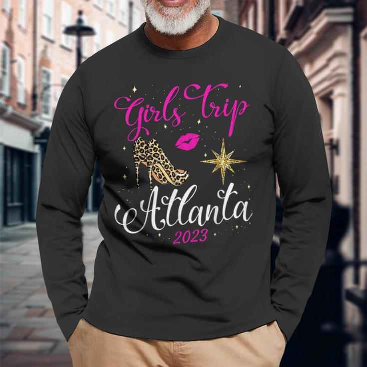 Girls Trip Atlanta 2023 Weekend Birthday Party Long Sleeve T-Shirt T-Shirt Gifts for Old Men