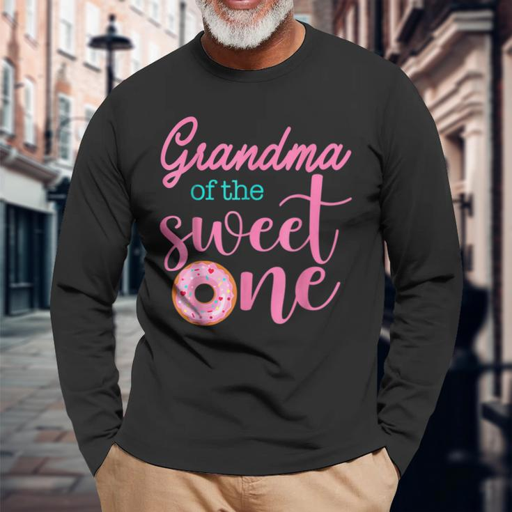 Grandma Of Sweet One 1St First Birthday Long Sleeve T-Shirt T-Shirt Gifts for Old Men