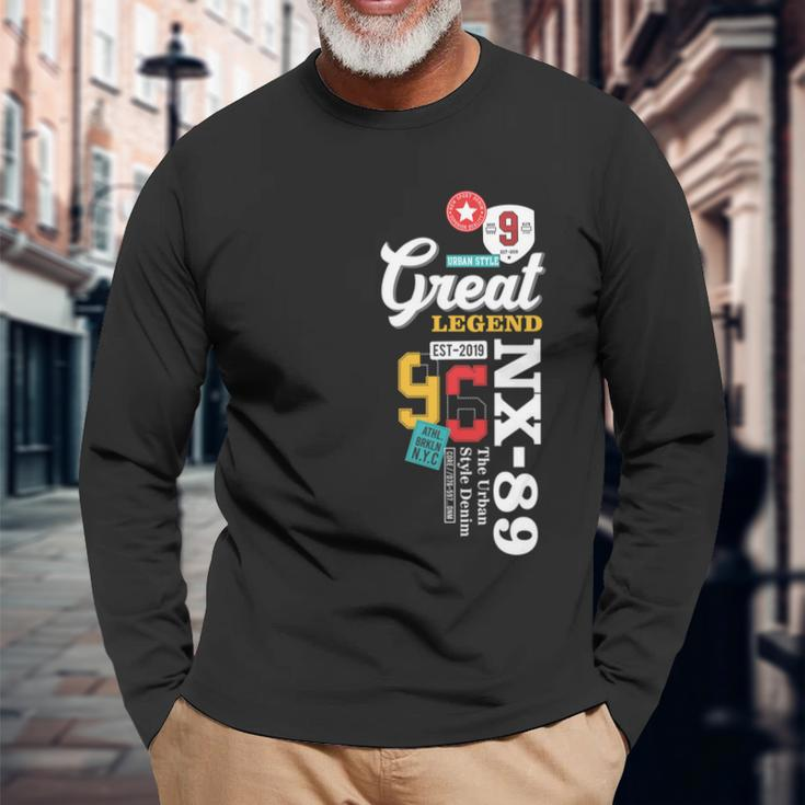 Great Legend Long Sleeve T-Shirt Gifts for Old Men