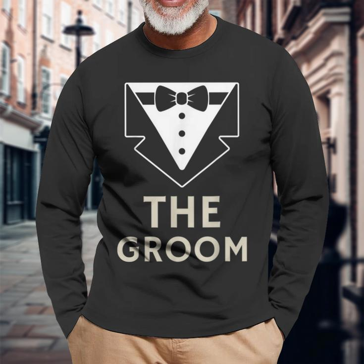 The Groom Bachelor Party Long Sleeve T-Shirt Gifts for Old Men