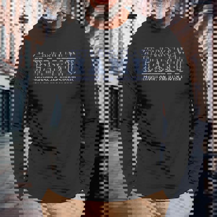 Hamu Zeta Rhoclaw Hogwarts A&AmpM University Long Sleeve T-Shirt Gifts for Old Men