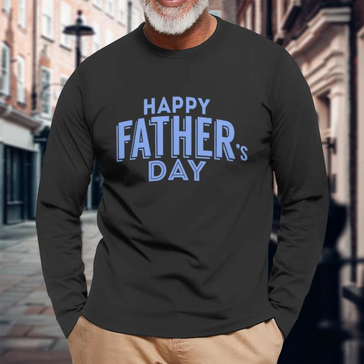 Happy Fathers Day V2 Long Sleeve T-Shirt Gifts for Old Men