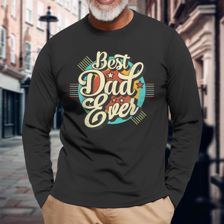 Herren Bester Papa Aller Zeiten Vatertag Papas Geburtstag Langarmshirts Geschenke für alte Männer