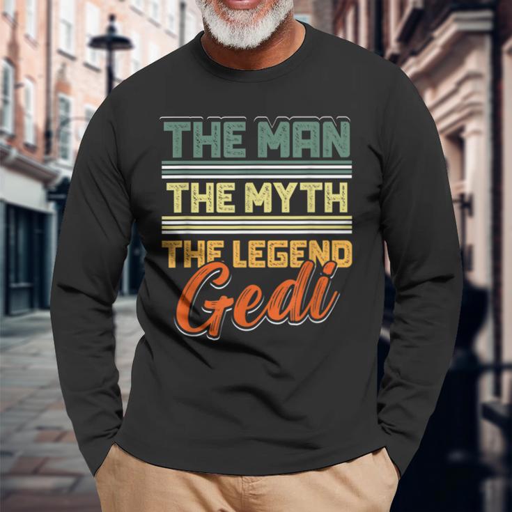 Herren Gedi Die Legende Taufgedi Langarmshirts Geschenke für alte Männer