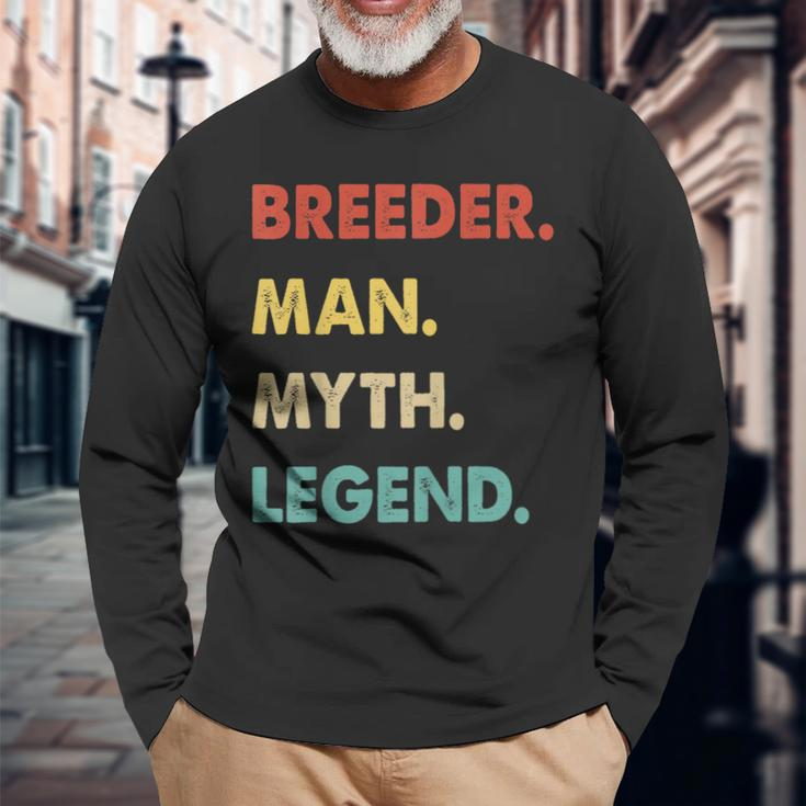 Herren Züchter Mann Mythos Legende Langarmshirts Geschenke für alte Männer