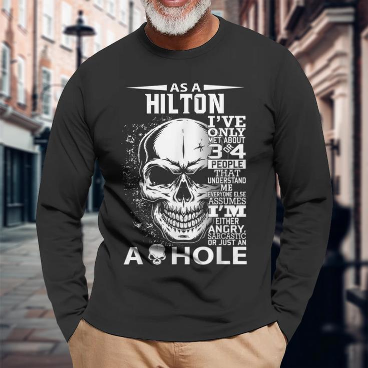 Hilton Definition Personalized Custom Name Loving Kind Long Sleeve T-Shirt Gifts for Old Men