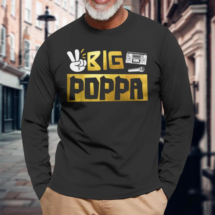 Hola At Your Poppa Two Legit To Quit Birthday Decorations Long Sleeve T-Shirt Gifts for Old Men