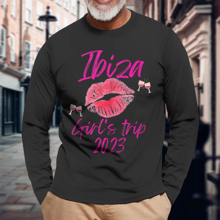 Ibiza Girls Trip 2023 Summer Travel Ibiza Party Long Sleeve T-Shirt T-Shirt Gifts for Old Men