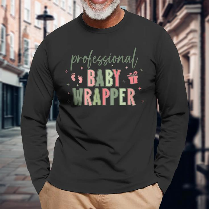 Labor And Delivery Nurse Christmas Obgyn Mother Baby Nurse Men Women Long Sleeve T-shirt Graphic Print Unisex Gifts for Old Men