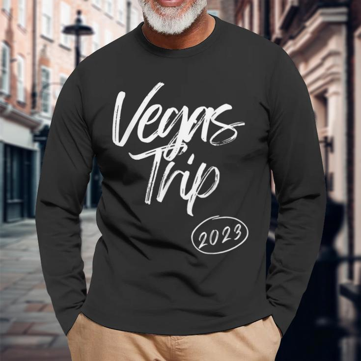 Las Vegas Trip 2023 Reunion Matching Cousin Long Sleeve T-Shirt T-Shirt Gifts for Old Men