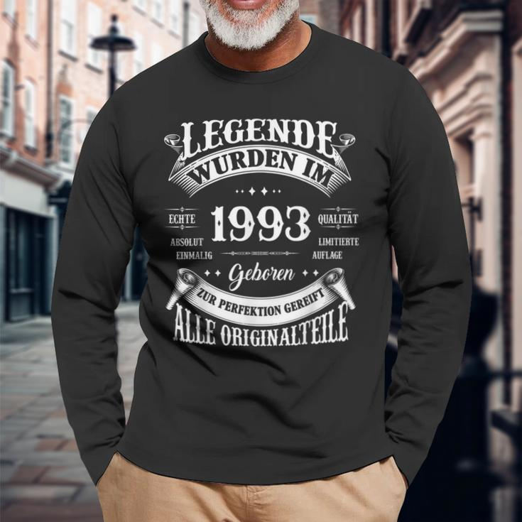 Legenden Wurden Im 1993 Geboren 30 Geburtstag 30 Jahre Langarmshirts Geschenke für alte Männer