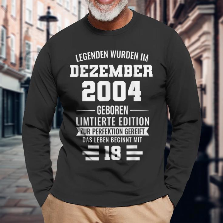 Legenden Wurden Im Dezember 2004 18Geburtstag Langarmshirts Geschenke für alte Männer