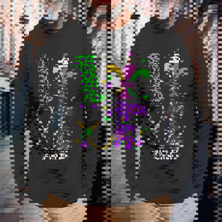 Leopard Love Cna Life Scrub Nurse Mardi Gras Women Rn Icu Long