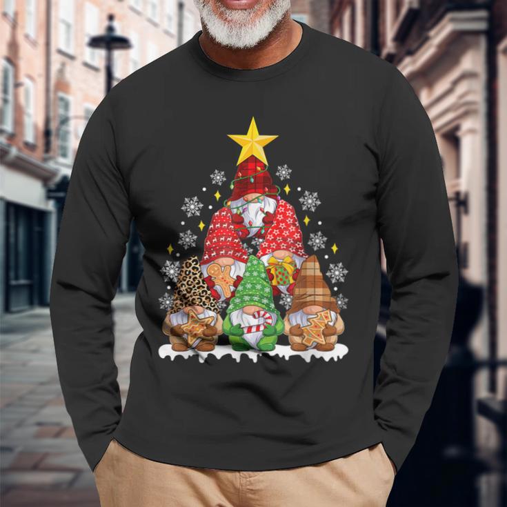 Lustige Weihnachtswichtel Weihnachten Wichtel Weihnachtsbaum Langarmshirts Geschenke für alte Männer